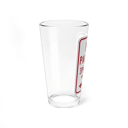 MUTCD-OH R7-H2b (Ohio) (Road Sign) Pint Glass 16oz - Go Mug Yourself