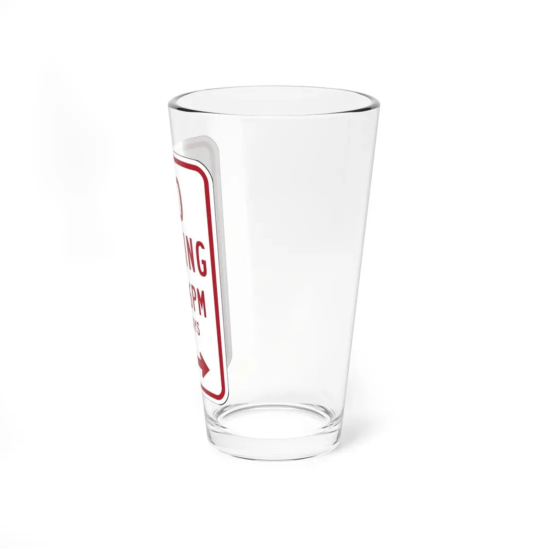 MUTCD-OH R7-H2b (Ohio) (Road Sign) Pint Glass 16oz - Go Mug Yourself