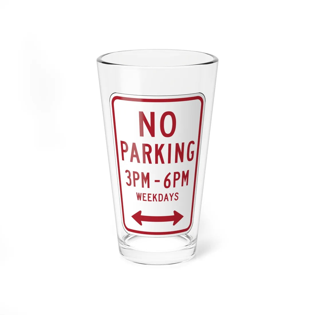 MUTCD-OH R7-H2b (Ohio) (Road Sign) Pint Glss 16oz 16oz - Go Mug Yourself