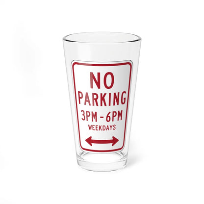 MUTCD-OH R7-H2b (Ohio) (Road Sign) Pint Glss 16oz 16oz - Go Mug Yourself