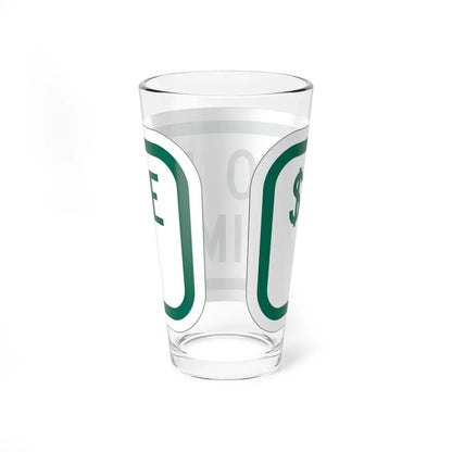 MUTCD-OH R7-H8bP (Ohio) (Road Sign) Pint Glass 16oz - Go Mug Yourself