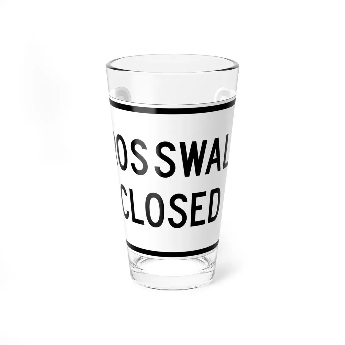 MUTCD-OH R9-H12 (Ohio) (Road Sign) Pint Glass 16oz 16oz - Go Mug Yourself