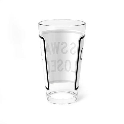 MUTCD-OH R9-H12 (Ohio) (Road Sign) Pint Glass 16oz - Go Mug Yourself