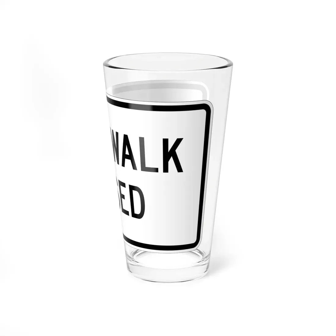 MUTCD-OH R9-H12 (Ohio) (Road Sign) Pint Glass 16oz - Go Mug Yourself