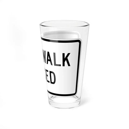 MUTCD-OH R9-H12 (Ohio) (Road Sign) Pint Glass 16oz - Go Mug Yourself