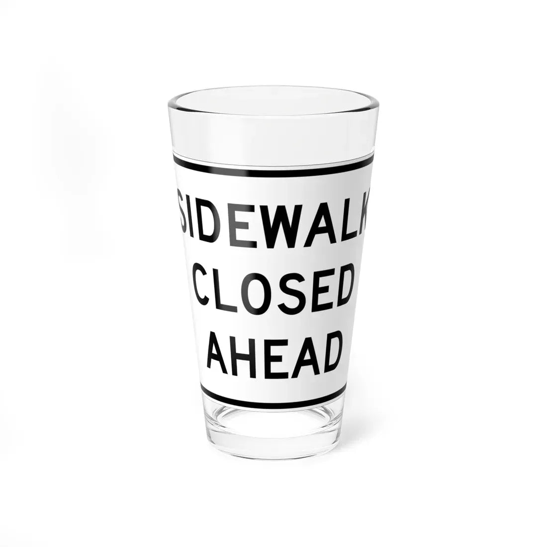 MUTCD-OH R9-H9a (Ohio) (Road Sign) Pint Glass 16oz 16oz - Go Mug Yourself