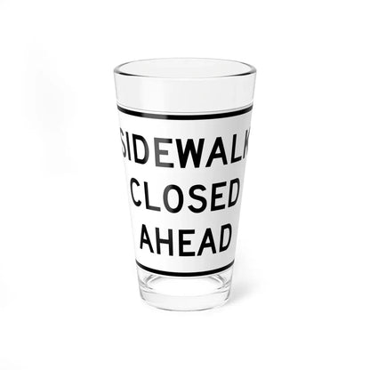 MUTCD-OH R9-H9a (Ohio) (Road Sign) Pint Glass 16oz 16oz - Go Mug Yourself
