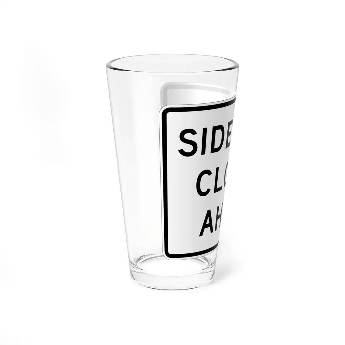 MUTCD-OH R9-H9a (Ohio) (Road Sign) Pint Glass 16oz - Go Mug Yourself