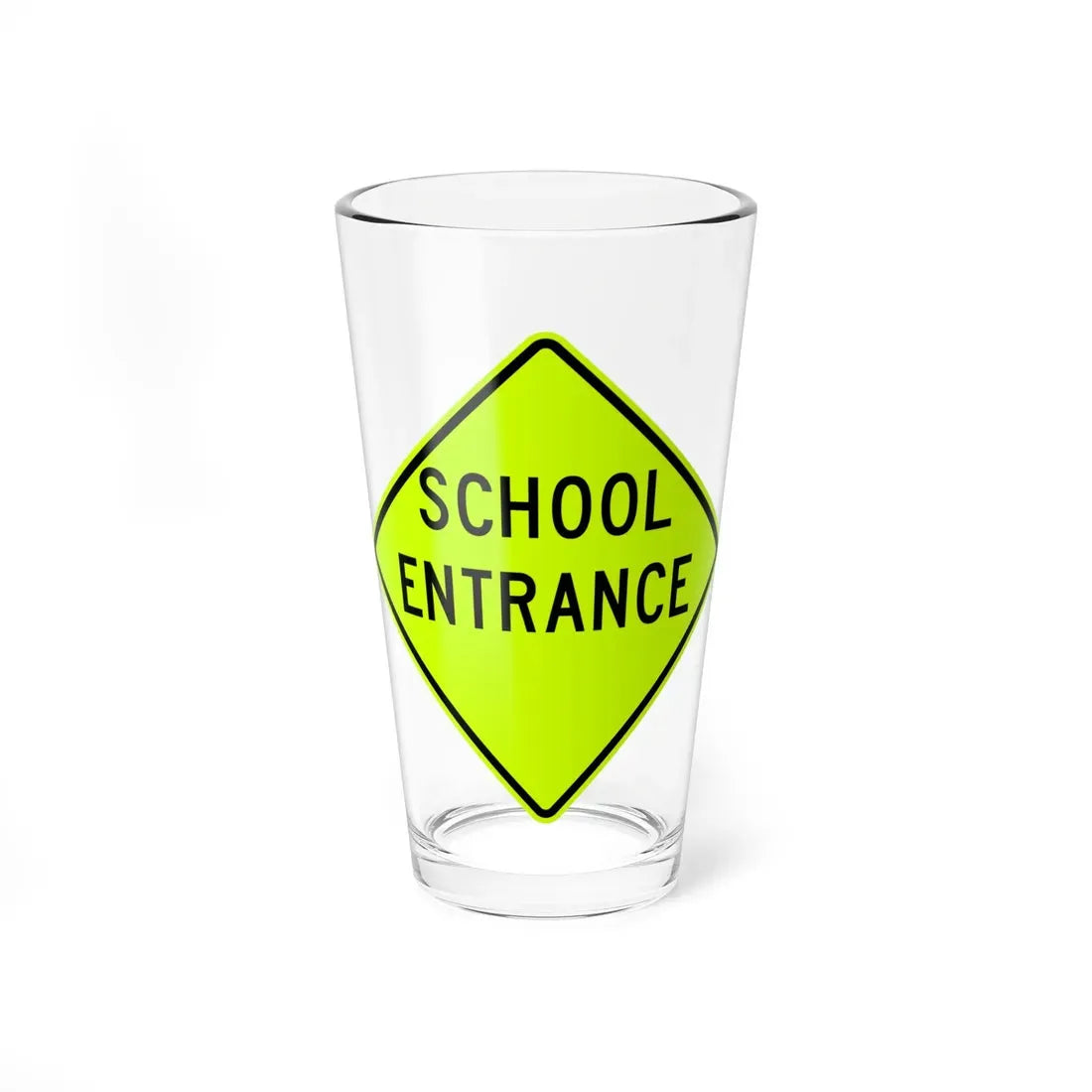 MUTCD-OH S3-H3 (Ohio) (Road Sign) Pint Glass 16oz 16oz - Go Mug Yourself