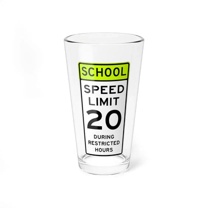 MUTCD-OH S5-H1 (Ohio) (Road Sign) Pint Glass 16oz 16oz - Go Mug Yourself
