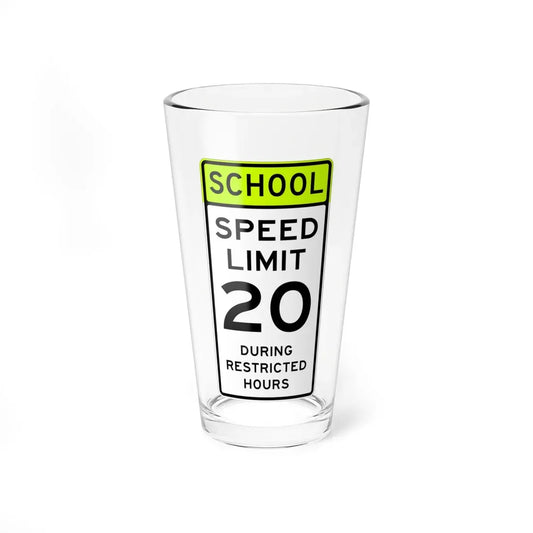 MUTCD-OH S5-H1 (Ohio) (Road Sign) Pint Glass 16oz 16oz - Go Mug Yourself
