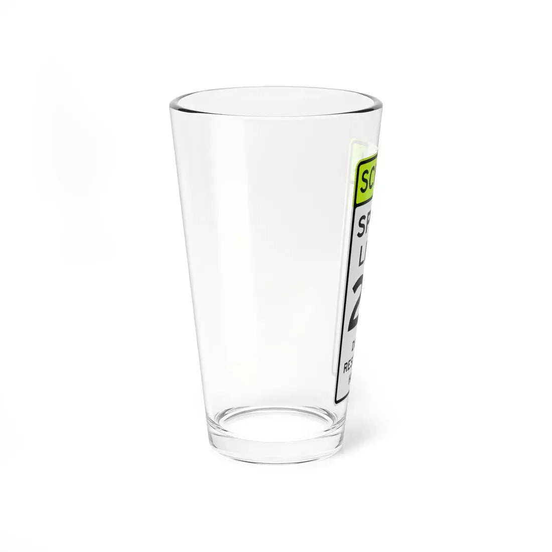 MUTCD-OH S5-H1 (Ohio) (Road Sign) Pint Glass 16oz - Go Mug Yourself