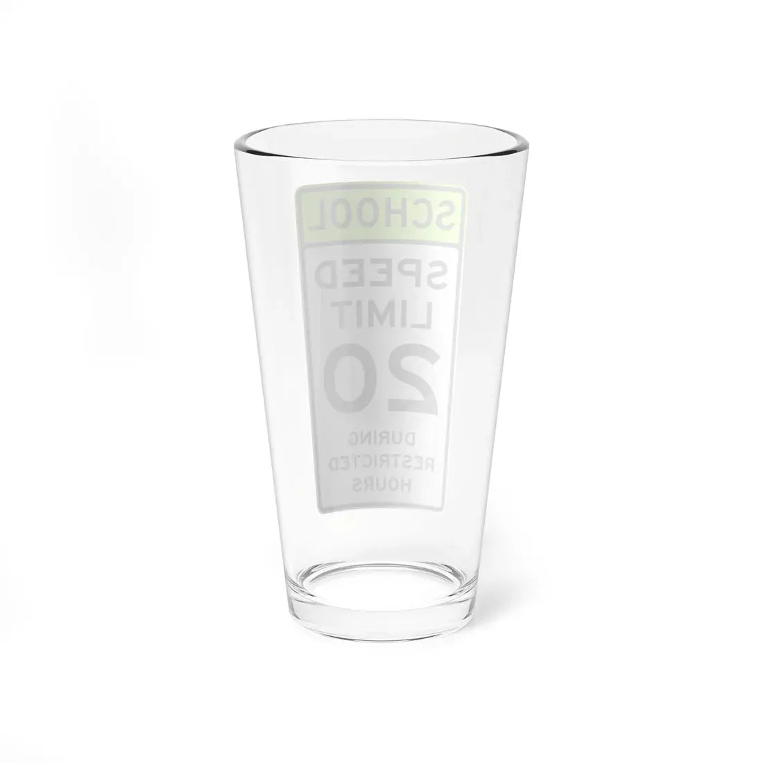 MUTCD-OH S5-H1 (Ohio) (Road Sign) Pint Glass 16oz - Go Mug Yourself