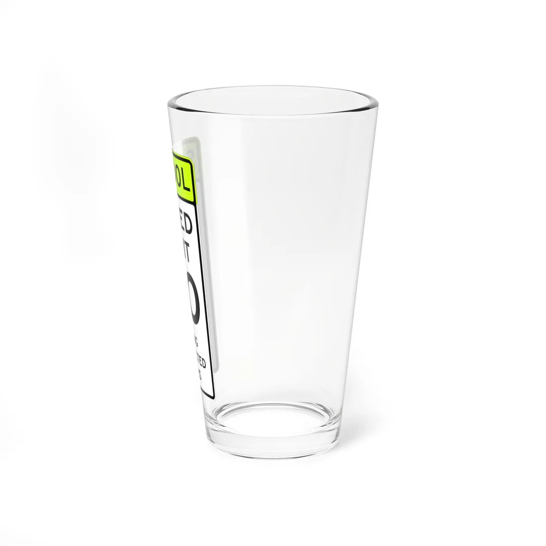 MUTCD-OH S5-H1 (Ohio) (Road Sign) Pint Glss 16oz - Go Mug Yourself