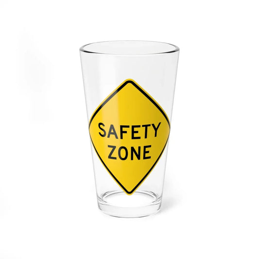 MUTCD-OH W15-H2 (Ohio) (Road Sign) Pint Glass 16oz 16oz - Go Mug Yourself