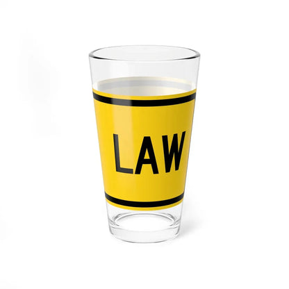 MUTCD-OH W16-H19P (Ohio) (Road Sign) Pint Glass 16oz - Go Mug Yourself