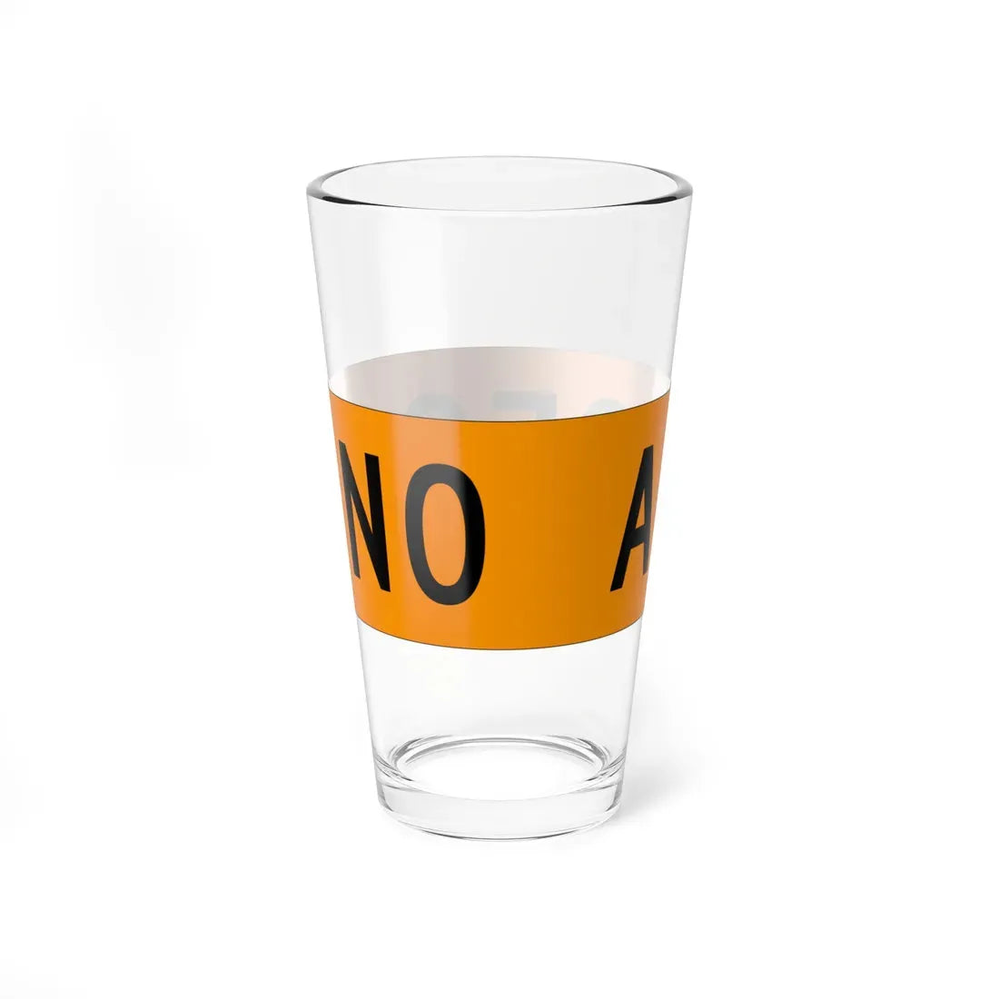 MUTCD-OH W20-H15b (Ohio) (Road Sign) Pint Glass 16oz - Go Mug Yourself
