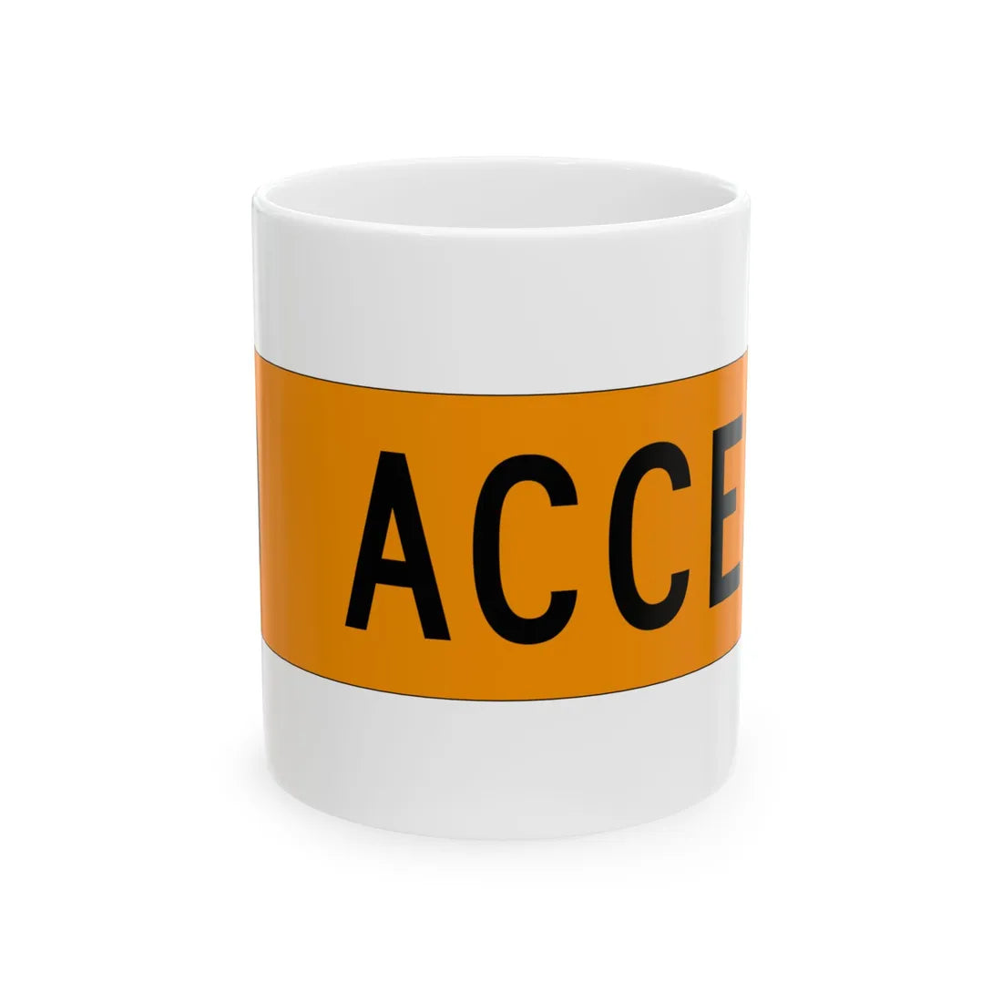 MUTCD-OH W20-H15b (Ohio) (Road Sign) White Coffee Mug 11oz - Go Mug Yourself