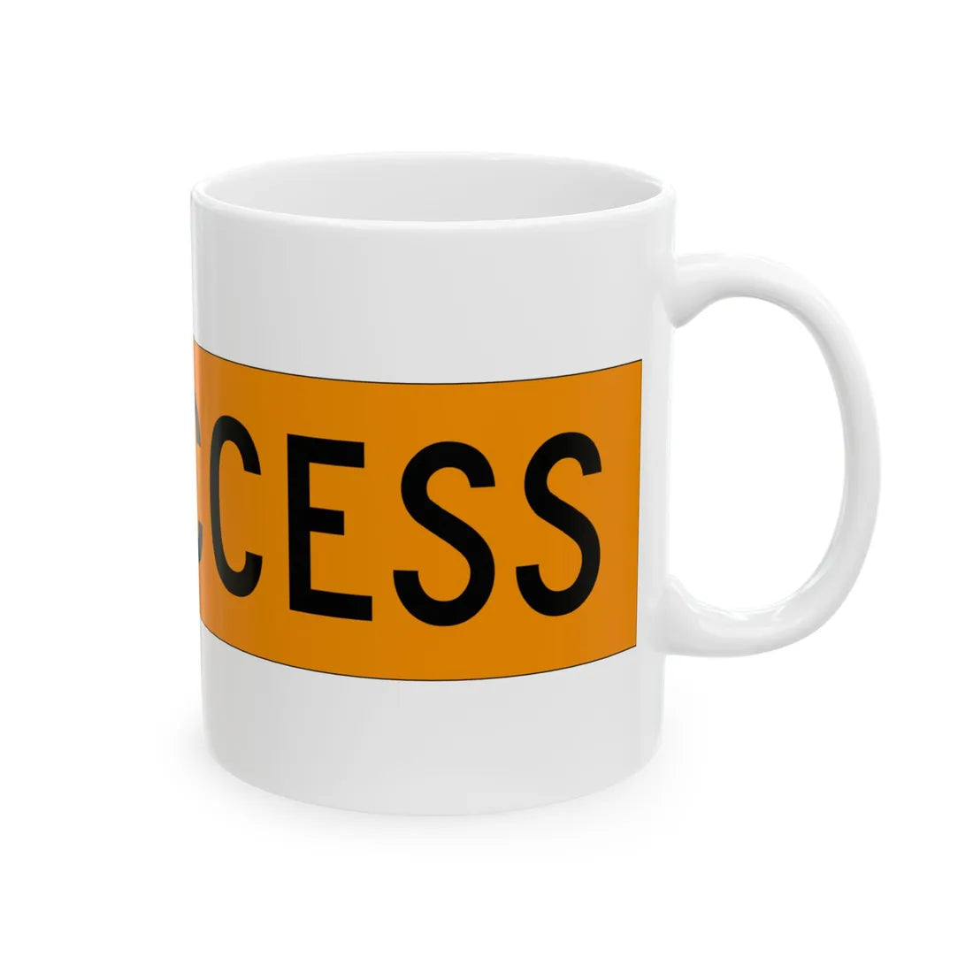 MUTCD-OH W20-H15b (Ohio) (Road Sign) White Coffee Mug - Go Mug Yourself