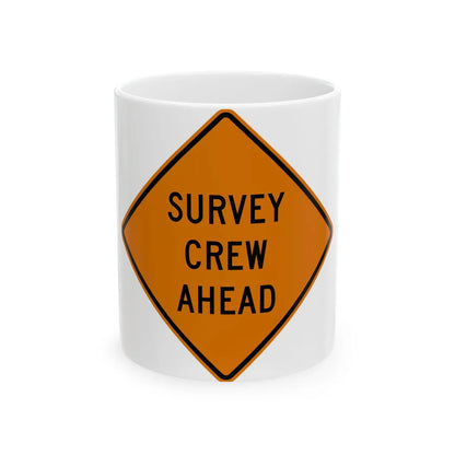 MUTCD-OH W21-H6 (Ohio) (Road Sign) White Coffee Mug 11oz - Go Mug Yourself