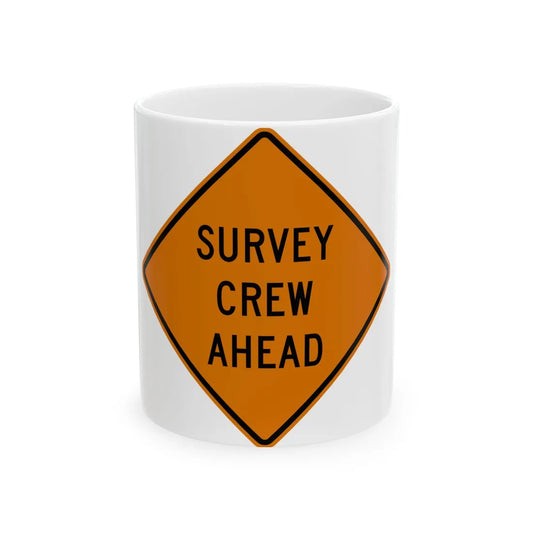 MUTCD-OH W21-H6 (Ohio) (Road Sign) White Coffee Mug 11oz - Go Mug Yourself