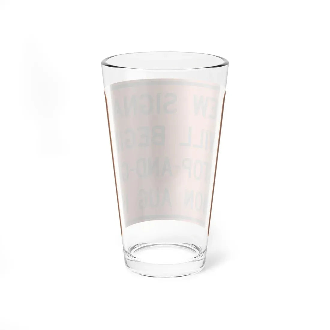 MUTCD-OH W24-H2a (Ohio) (Road Sign) Pint Glass 16oz - Go Mug Yourself