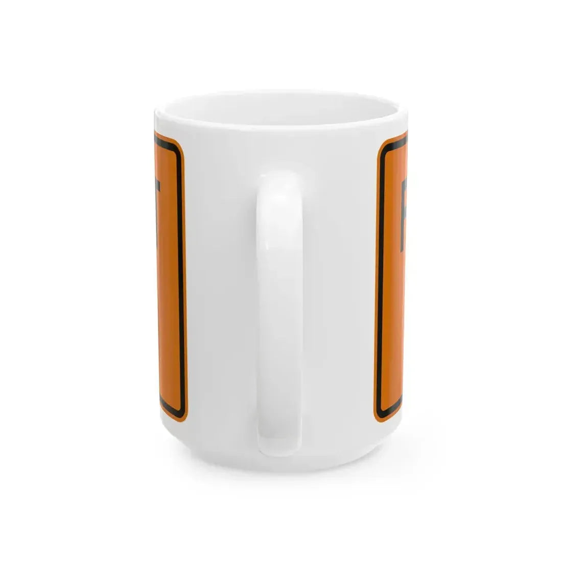 MUTCD-OH W27-H3 (Ohio) (Road Sign) White Coffee Mug - Go Mug Yourself