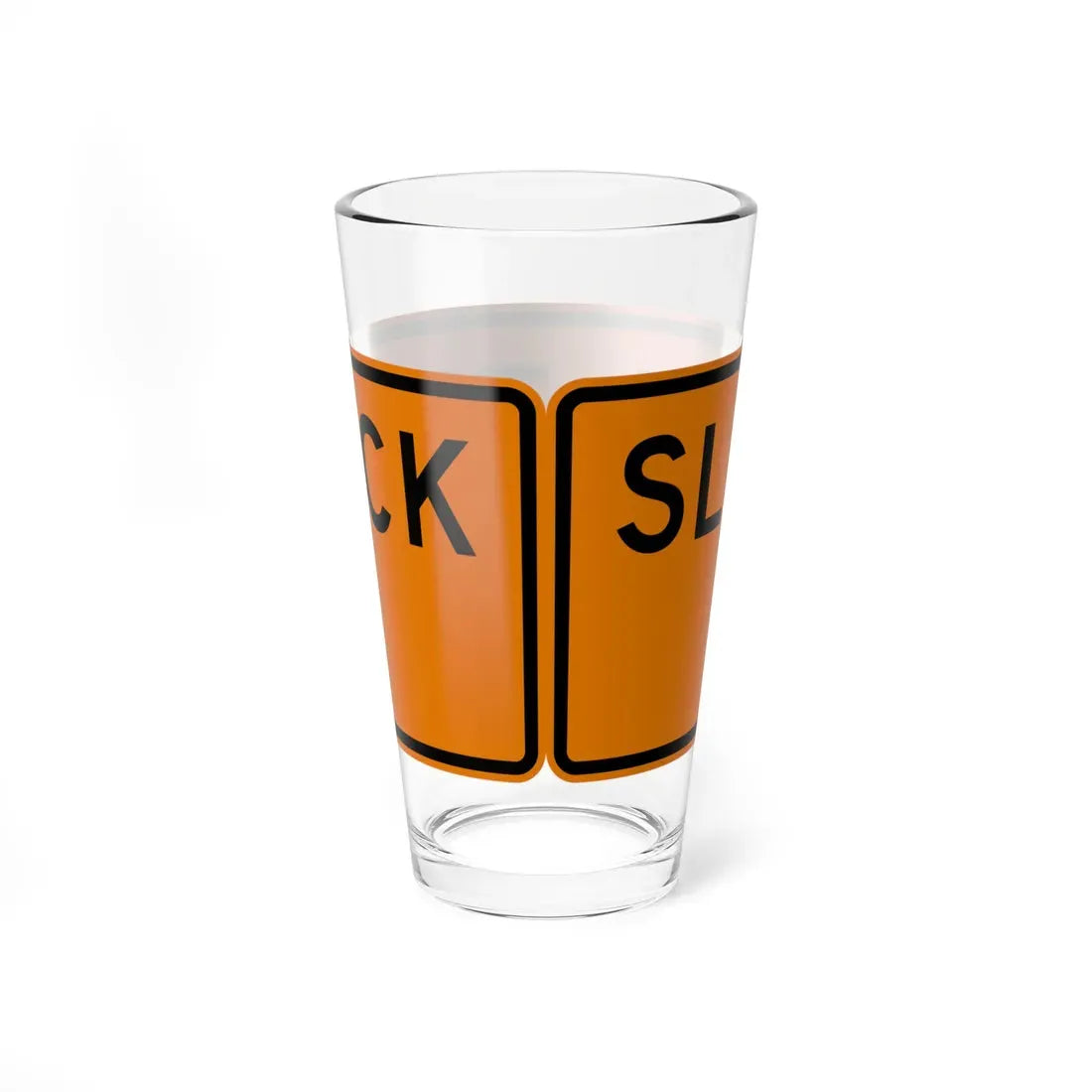 MUTCD-OH W27-H4 (Ohio) (Road Sign) Pint Glass 16oz - Go Mug Yourself