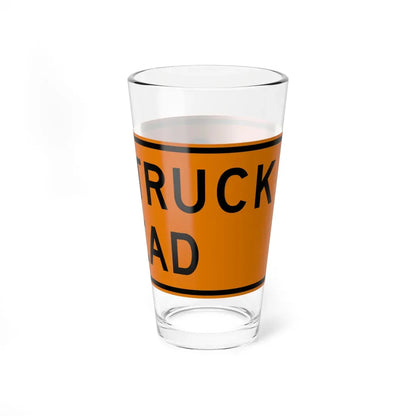 MUTCD-OH W27-H4 (Ohio) (Road Sign) Pint Glass 16oz - Go Mug Yourself