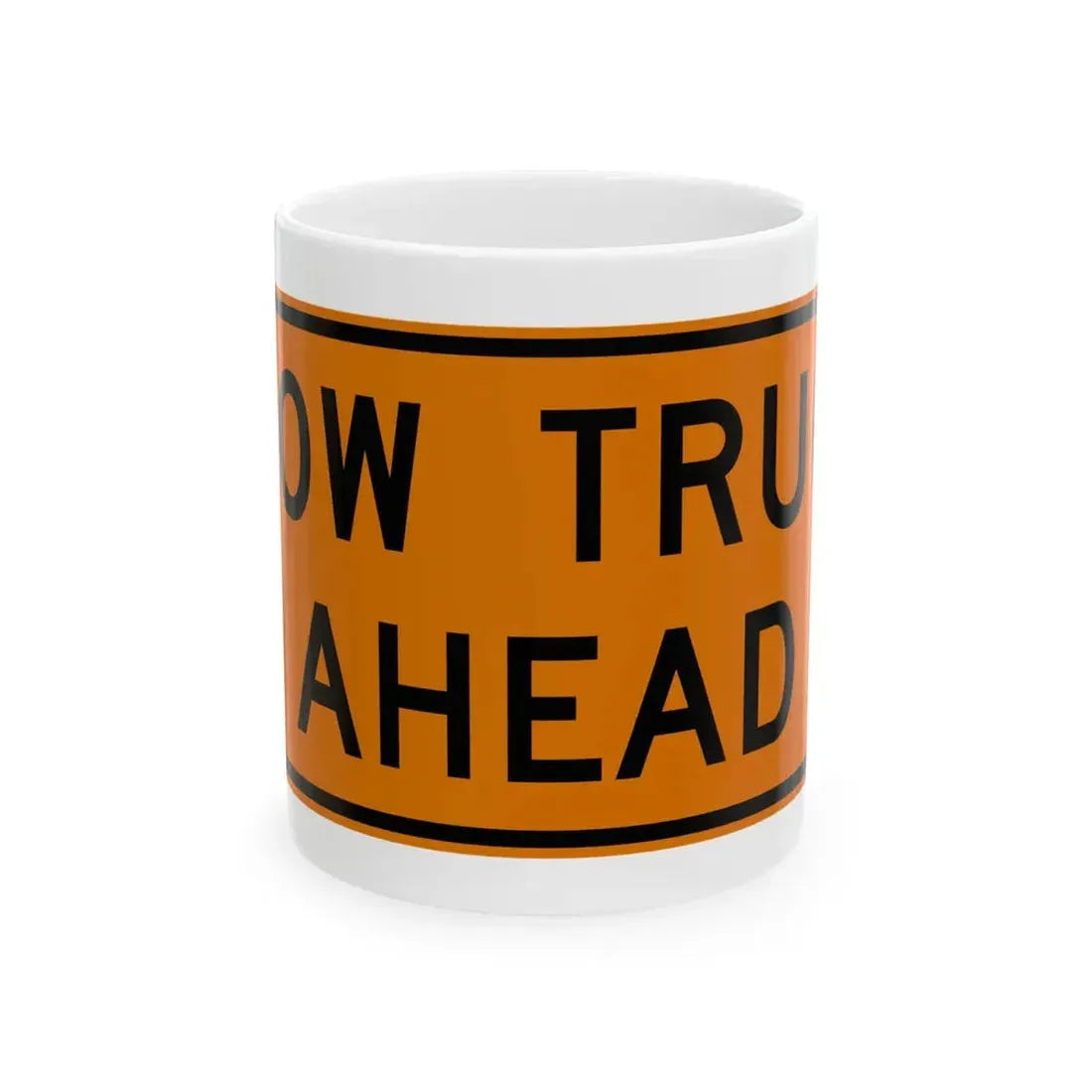 MUTCD-OH W27-H4 (Ohio) (Road Sign) White Coffee Mug 11oz - Go Mug Yourself