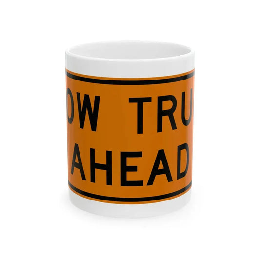 MUTCD-OH W27-H4 (Ohio) (Road Sign) White Coffee Mug 11oz - Go Mug Yourself