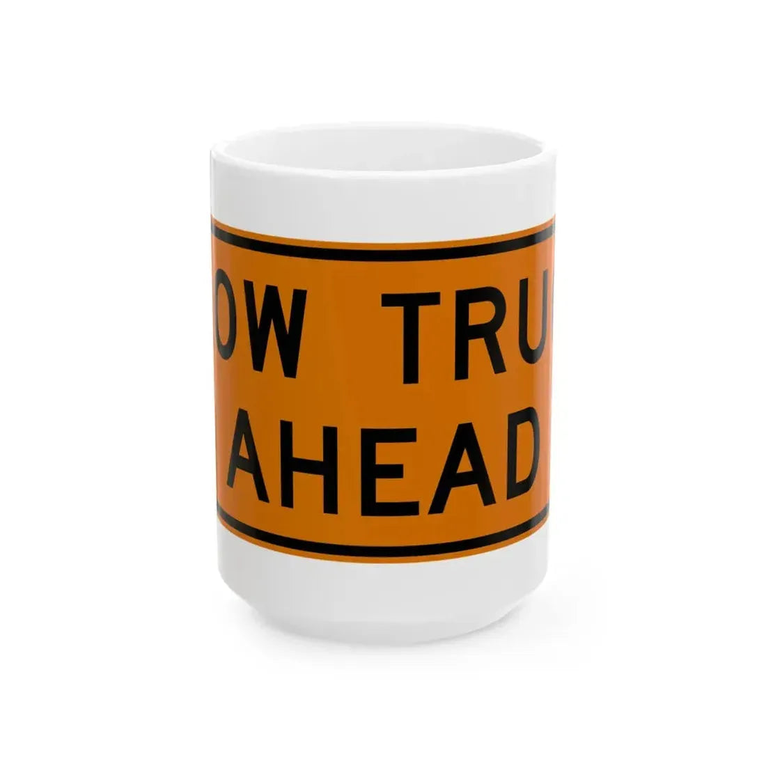 MUTCD-OH W27-H4 (Ohio) (Road Sign) White Coffee Mug 15oz - Go Mug Yourself