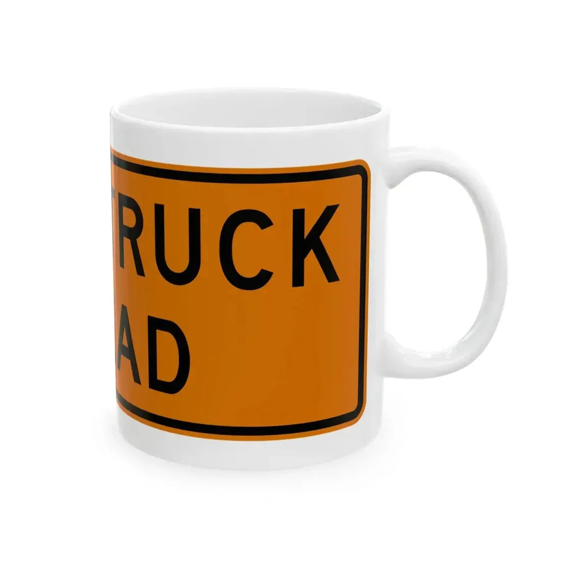 MUTCD-OH W27-H4 (Ohio) (Road Sign) White Coffee Mug - Go Mug Yourself