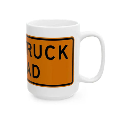 MUTCD-OH W27-H4 (Ohio) (Road Sign) White Coffee Mug - Go Mug Yourself