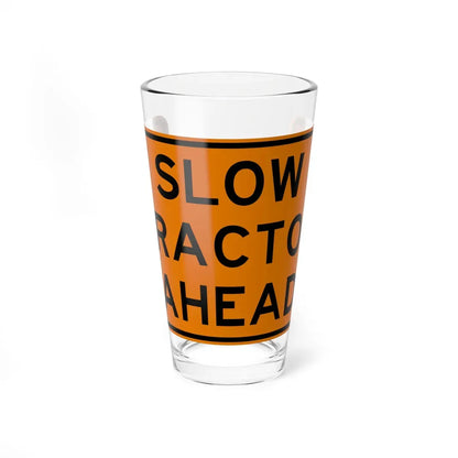 MUTCD-OH W27-H5 (Ohio) (Road Sign) Pint Glass 16oz 16oz - Go Mug Yourself