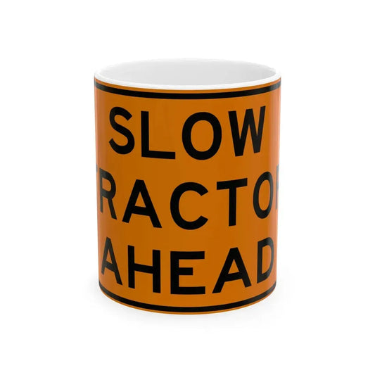 MUTCD-OH W27-H5 (Ohio) (Road Sign) White Coffee Mug 11oz - Go Mug Yourself