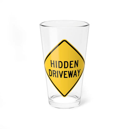 MUTCD-PA W11-103 (Pennsylvania) (Road Sign) Pint Glass 16oz 16oz - Go Mug Yourself