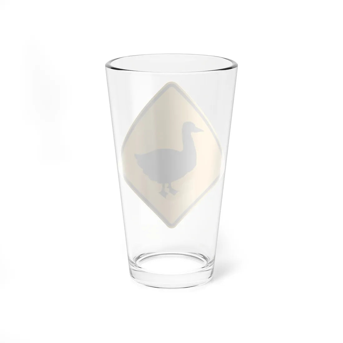 MUTCD-PA W11-26 (Pennsylvania) (Road Sign) Pint Glass 16oz - Go Mug Yourself
