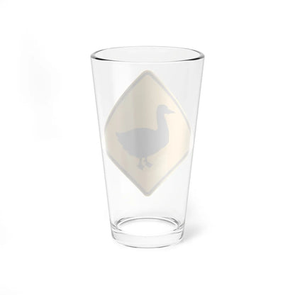 MUTCD-PA W11-26 (Pennsylvania) (Road Sign) Pint Glass 16oz - Go Mug Yourself
