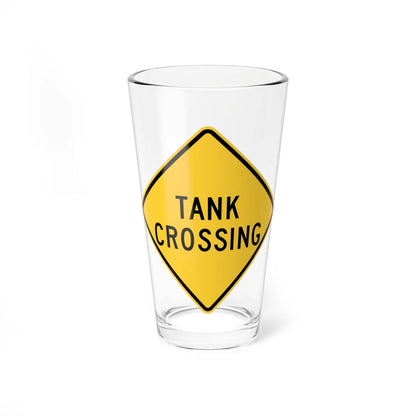 MUTCD-PA W11-27 (Pennsylvania) (Road Sign) Pint Glass 16oz 16oz - Go Mug Yourself
