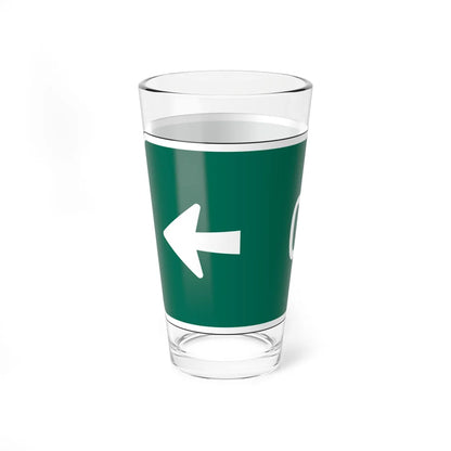 MUTCD-PR D1-1 (Puerto Rico) (Road Sign) Pint Glass 16oz - Go Mug Yourself