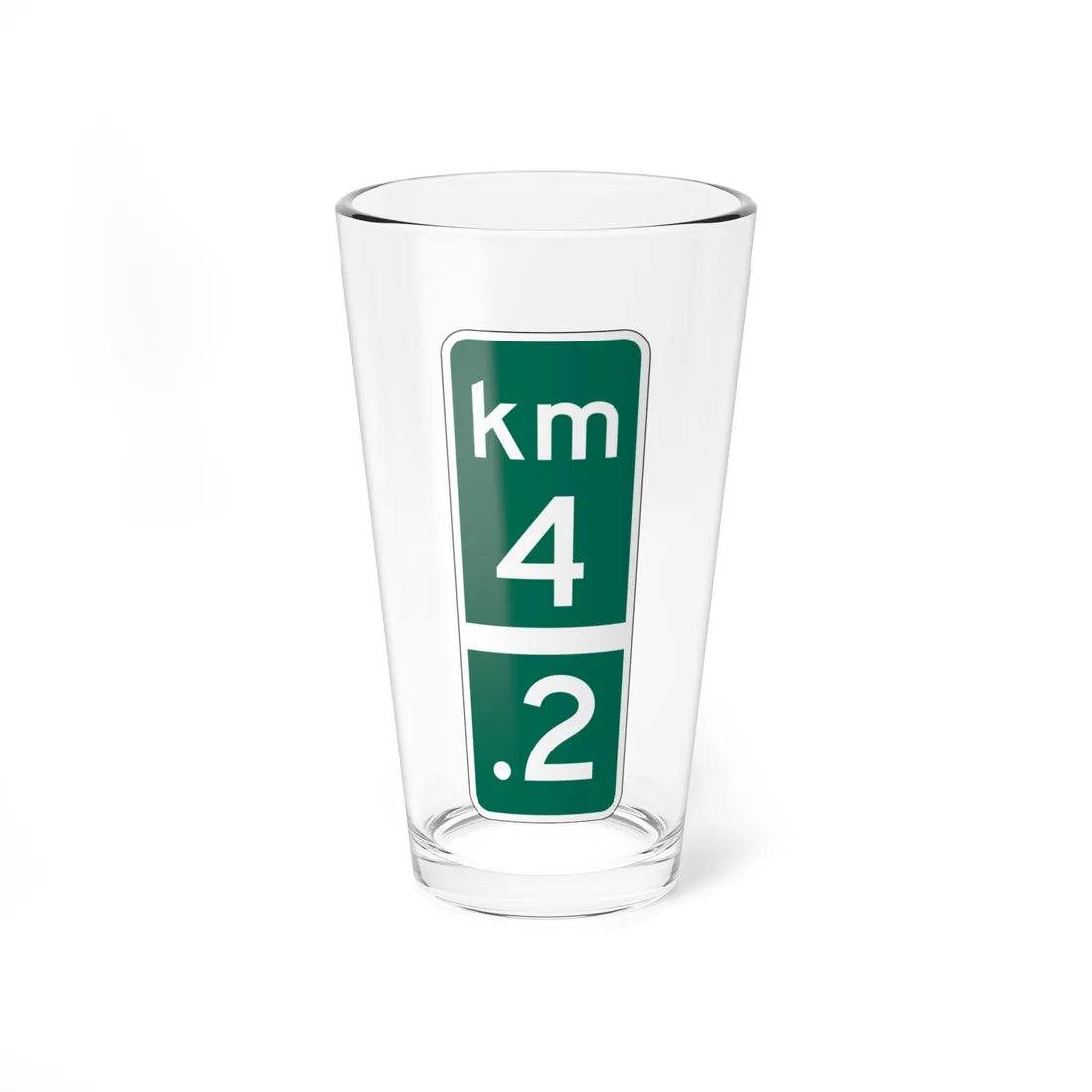 MUTCD-PR D10-1a (Puerto Rico) (Road Sign) Pint Glass 16oz 16oz - Go Mug Yourself