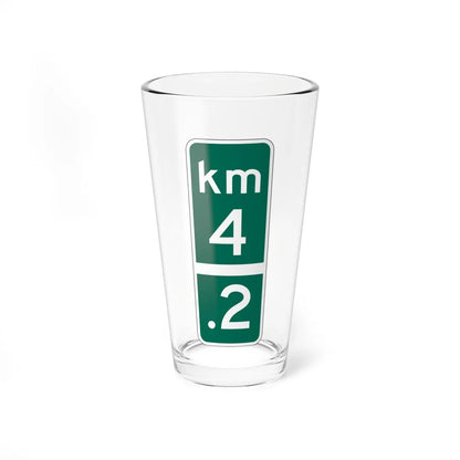 MUTCD-PR D10-1a (Puerto Rico) (Road Sign) Pint Glass 16oz 16oz - Go Mug Yourself