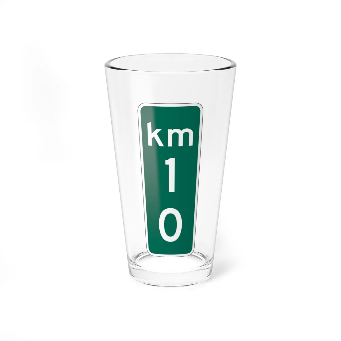 MUTCD-PR D10-2 (Puerto Rico) (Road Sign) Pint Glass 16oz 16oz - Go Mug Yourself
