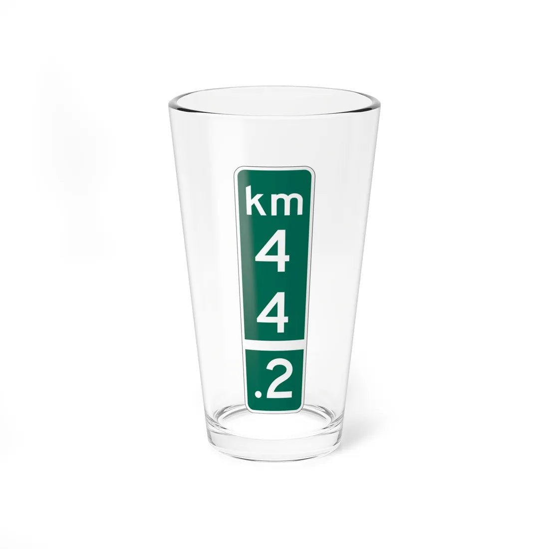 MUTCD-PR D10-2a (Puerto Rico) (Road Sign) Pint Glass 16oz 16oz - Go Mug Yourself