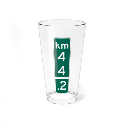 MUTCD-PR D10-2a (Puerto Rico) (Road Sign) Pint Glass 16oz 16oz - Go Mug Yourself