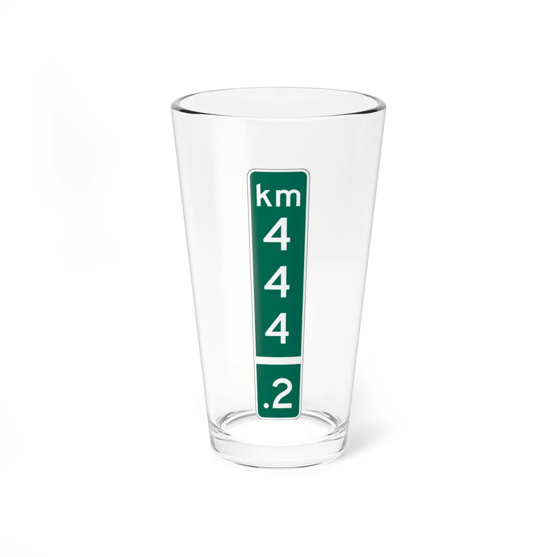MUTCD-PR D10-3a (Puerto Rico) (Road Sign) Pint Glass 16oz 16oz - Go Mug Yourself