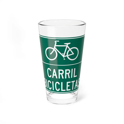 MUTCD-PR D11-1 (Puerto Rico) (Road Sign) Pint Glass 16oz 16oz - Go Mug Yourself