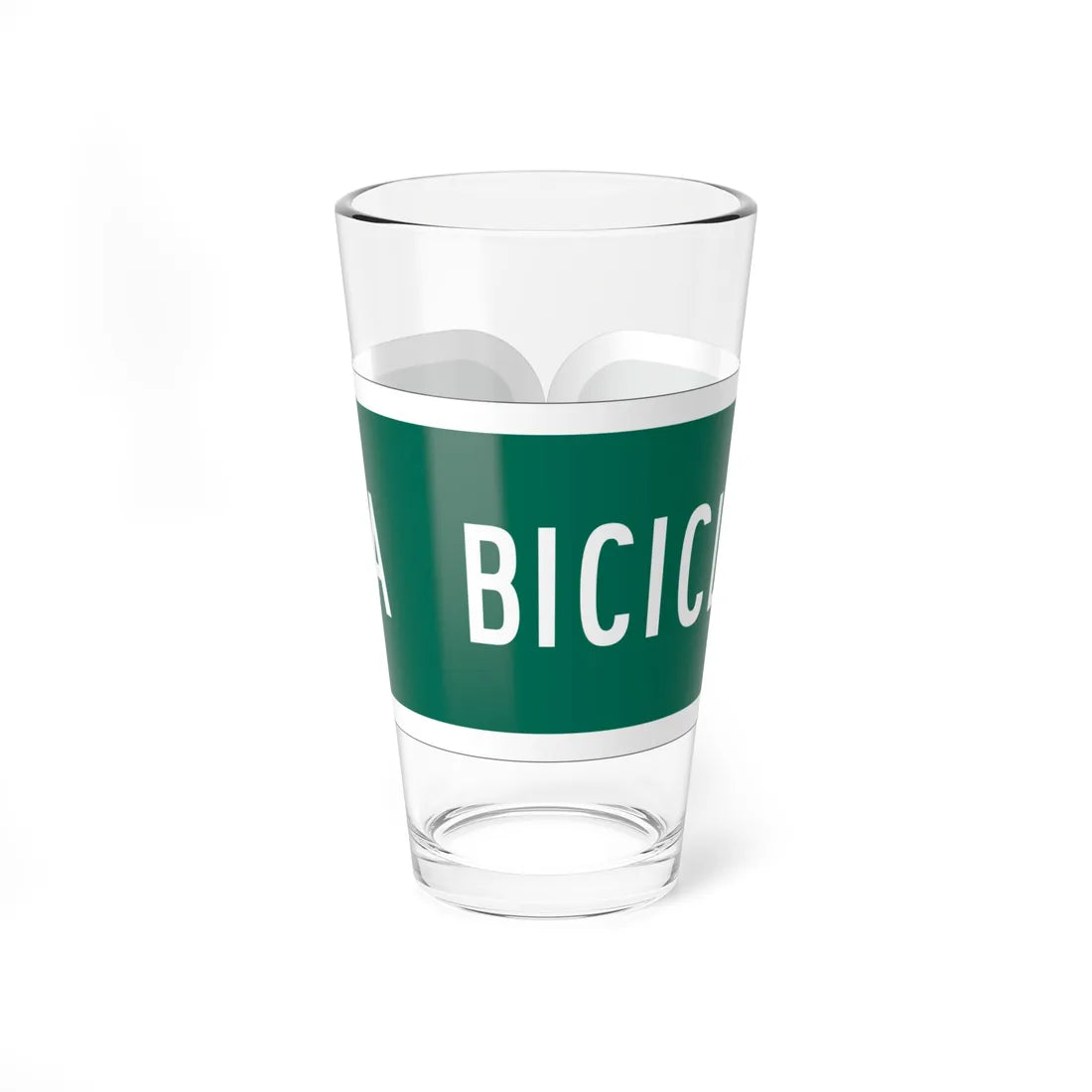 MUTCD-PR D11-1bP (Puerto Rico) (Road Sign) Pint Glass 16oz 16oz - Go Mug Yourself