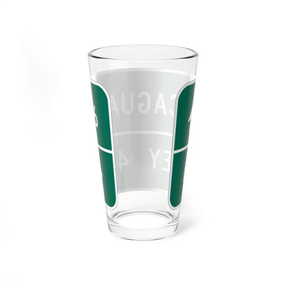 MUTCD-PR D2-2a (Puerto Rico) (Road Sign) Pint Glass 16oz - Go Mug Yourself